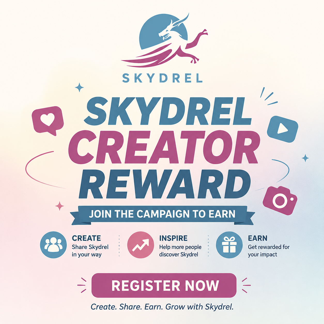 Skydrel Creator Reward Campaign